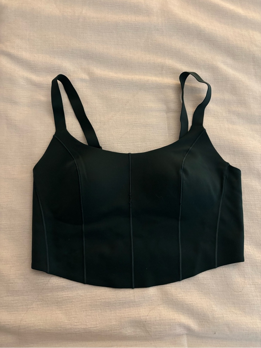 Aerie dark green Longline Bralette Tank